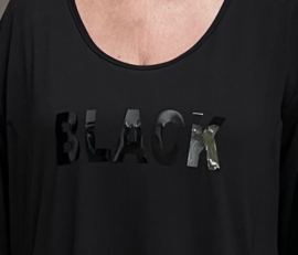 Vincenzo Allocca katoen A-lijn jurk /stretch /zwart