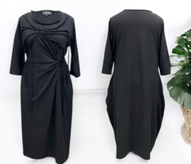 Vincenzo Alloccakatoen jurk apart stretch zwart