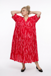 Vincenzo Allocca oversized viscose  BOHO A-lijn jurk apart