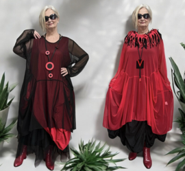 Moonshine A-lijn tule overjurk stretch/in meerdere kleuren