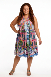 ORIENTIQUE Australian katoen A-lijn jurk