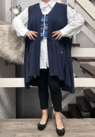 KEKOO design viscose A-lijn mouwloze vest
