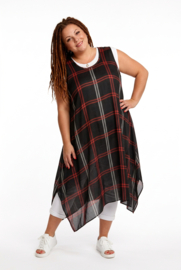AKH oversized chique chiffon A-lijn  jurk/overjurk /tuniek apart