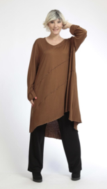 AKH oversized tricot viscose  A-lijn  tuniek/jurk apart stretch