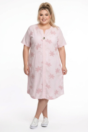 ITALIA MODA  viscose geborduurde jurk/in meerdere kleuren