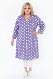 AKH oversized viscose A-lijn blazer/vest