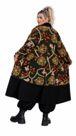 ITALIA MODA zachte wolmix jas/mantel/vest/blazer stretch /in meerdere kleuren