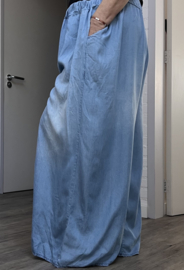 Moonshine jeans tencel wijde broek apart