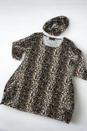 Vincenzo Allocca oversized viscose  A-lijn tuniek apart 