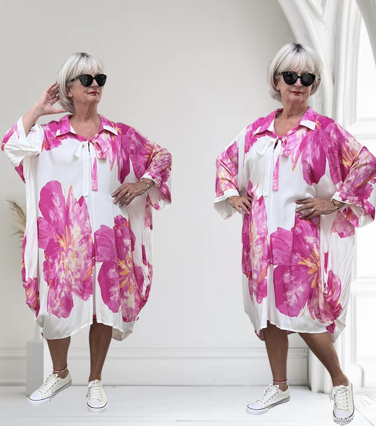 Vincenzo Allocca oversizedviscose jurk/tuniek