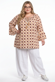 ITALIA oversized viscose blouse/top