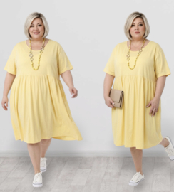 ITALIA MODA katoen A-lijn jurk stretch