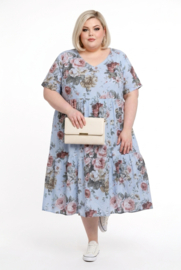 ITALIA MODA viscose A-lijn jurk