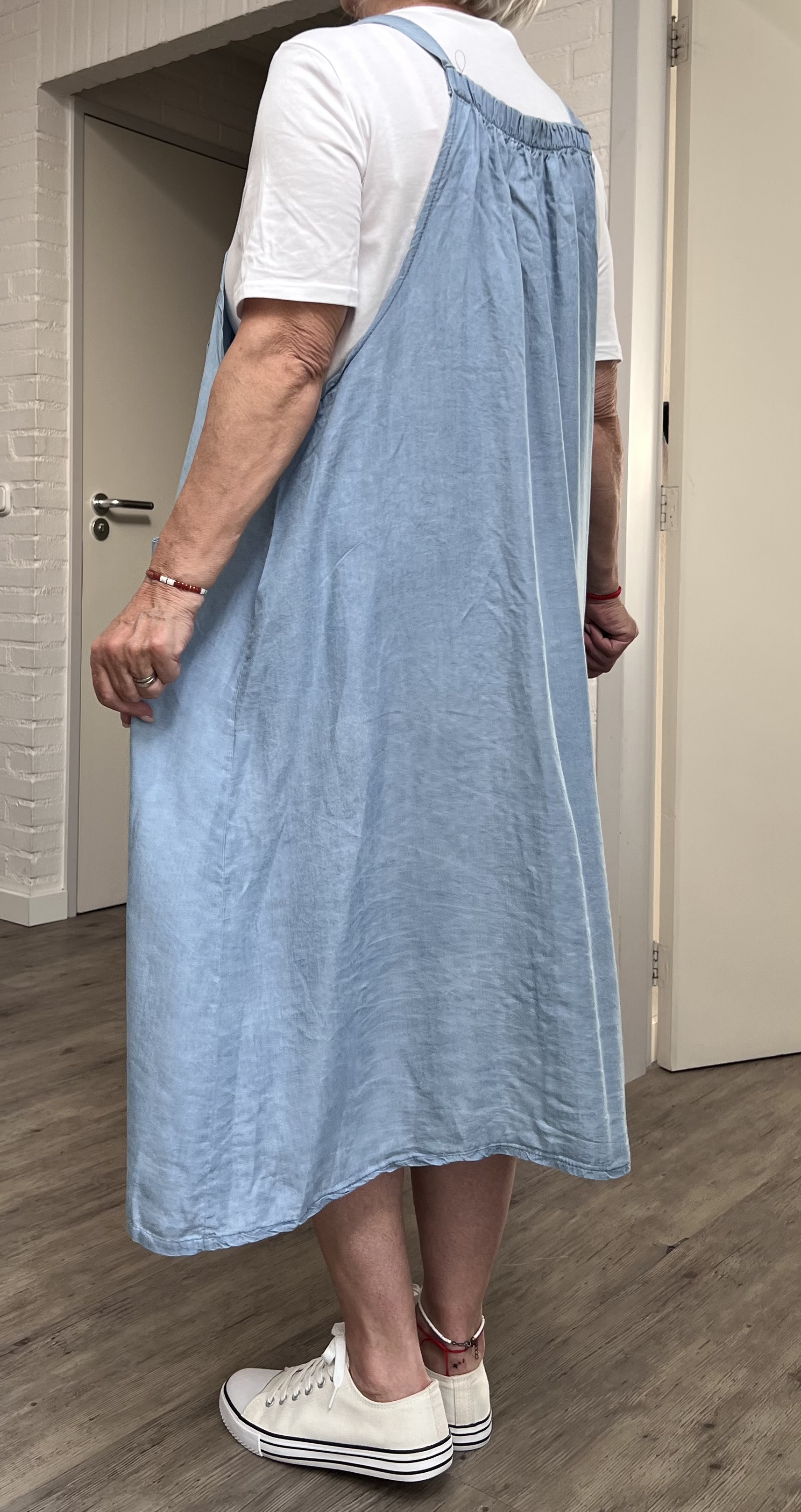 ITALIA MODA   jeans tencel zomer jurk apart /in meerdere kleuren