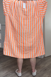 ITALIA MODA oversized katoen mousseline tuniek/jurk jurk /in meerdere kleuren