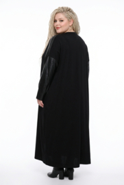IZZY Style oversized viscose A-lijn blazer/vest stretch