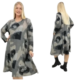 Divas planet jersey A-lijn jurk stretch