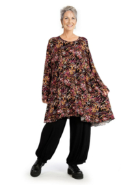 AKH oversized viscose tricot A-lijn tuniek  apart stretch