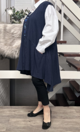 KEKOO design viscose A-lijn mouwloze vest