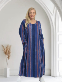 AKH oversized viscose jurk apart/stretch