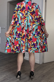 Naveed jersey A-lijn tuniek apart/stretch 