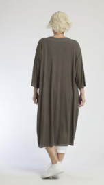 AKH oversized viscose jurk/tuniek apart  stretch
