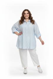 ITALIA oversized viscose blouse/hemd