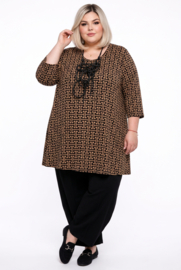 Naveed oversized viscose mix A-lijn tuniek stretch