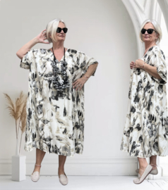ITALIA MODA viscose  A-lijn jurk