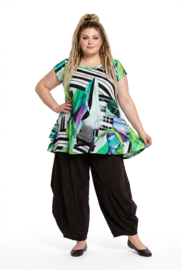 Ophilia viscose A-lijn top stretch/stretch
