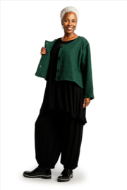 AKH oversized A-lijn blazer/vest apart stretch/in meerdere kleuren