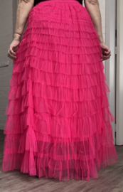 ITALIA MODA  oversized tule rok gevoerd