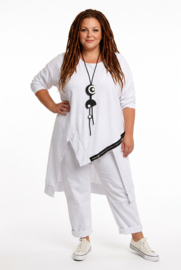 ITALIA MODA oversized katoen A-lijn tuniek stretch/in meerdere kleuren