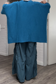 ITALIA oversized viscose mix gebreide top/tuniek/in meerdere kleuren