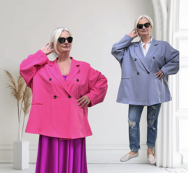 Italia MODA oversized blazer/jas apart /gevoerd/in meerdere kleuren