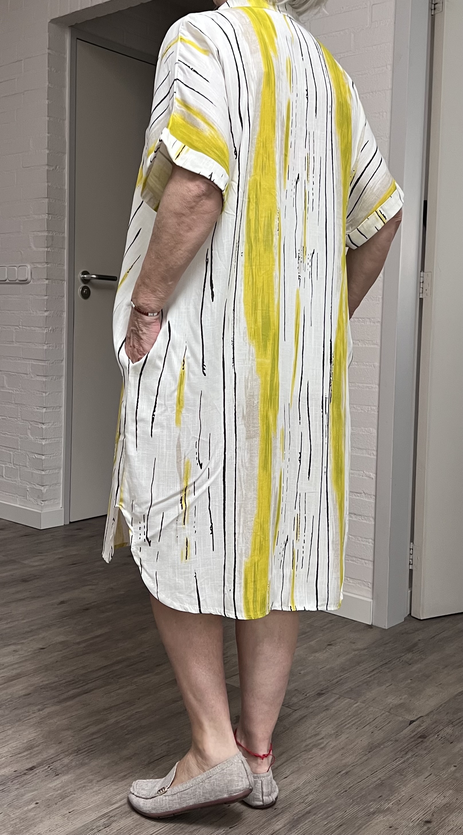 ITALIA MODA oversized visccose zomer jurk apart/in meerdere kleuren