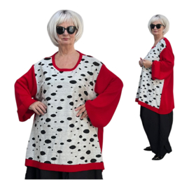 Naveed  oversized viscose gebreide top/poncho stretch/in meerdere kleuren