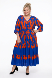 Vincenzo Allocca oversized viscose  BOHO A-lijn jurk apart