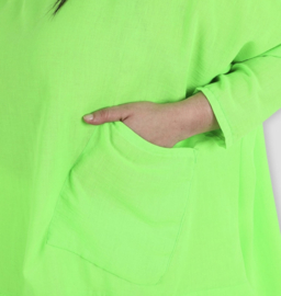 AKH viscose linnen look oversized A-lijn top