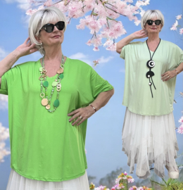ITALIA oversized viscose top /in meerdere kleuren