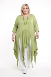 Moonshine viscose tricot A-lijn tuniek stretch apart /in meerdere kleuren