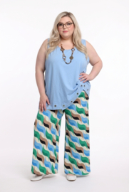 NEW COLLECTION katoen A-lijn tuniek stretch/meerdere kleuren
