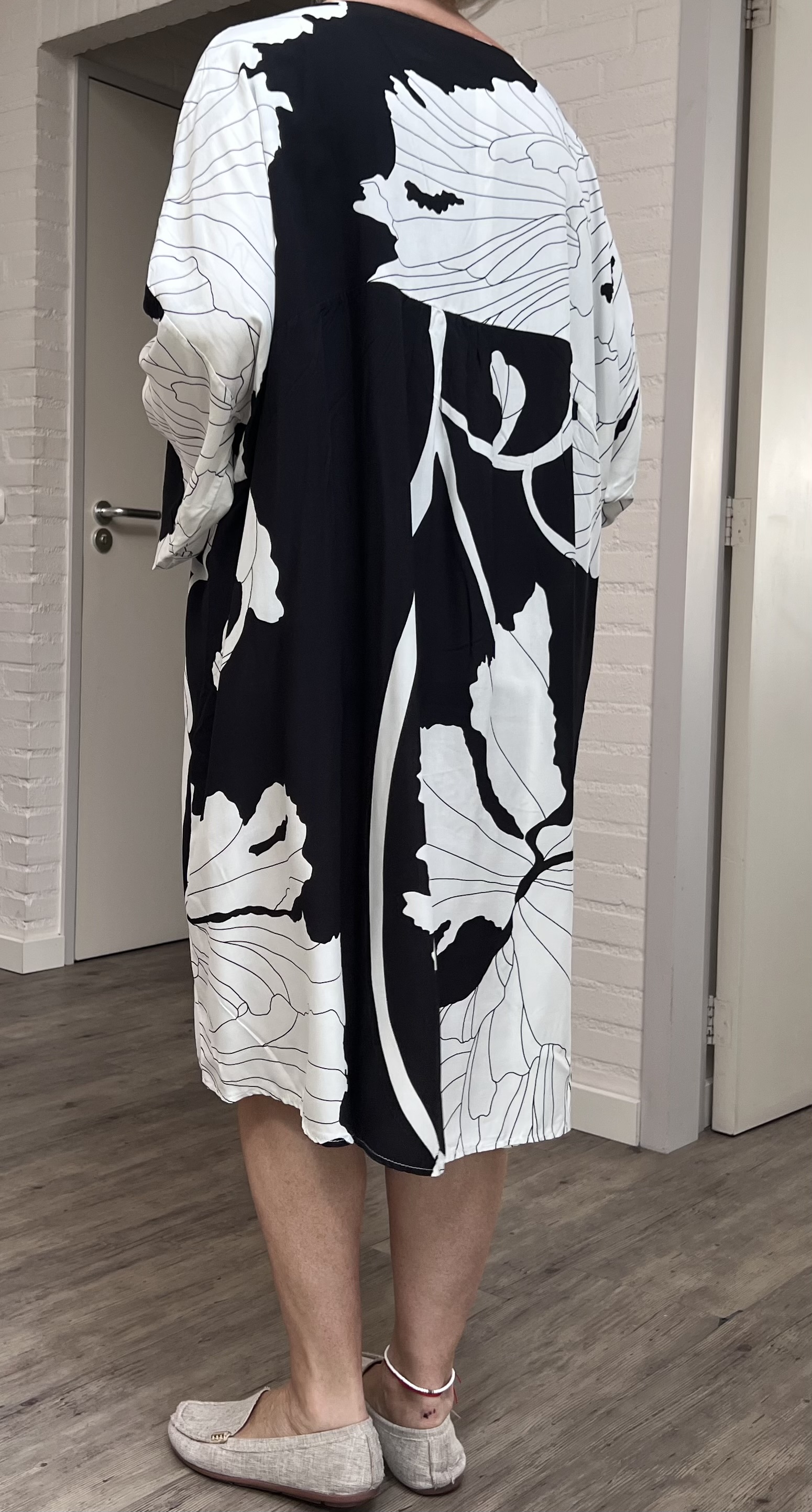 Vincenzo Allocca oversized viscose jurk/tuniek