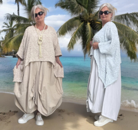 Moonshine oversized  katoen top apart stretch /in meerdere kleuren