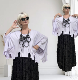 Naveed  oversized viscose jersey top/stretch