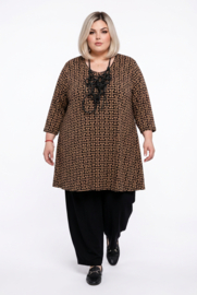 Naveed oversized viscose mix A-lijn tuniek stretch