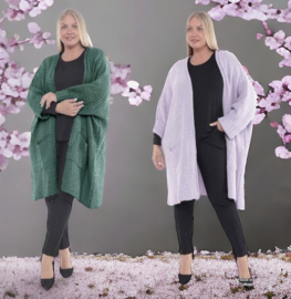 amandine oversized  viscose super zacht  gebreide vest  /in meerdere kleuren