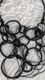 Paris Fashion design jewellery rubber collier