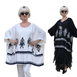 Les Freres viscose tuniek/in meerdere kleuren