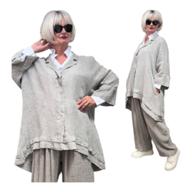 Vincenzo Allocca oversized linnen blazer/vest apart